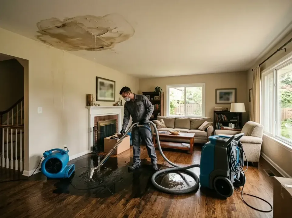 attic-pipe-burst-ceiling-drip-008 — frequently asked questions, Water Damage Restoration & Carpet Care in Richmond, IL